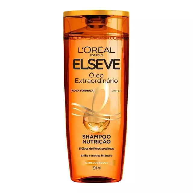 Shampoo Nutrição Òleo Extraordinário 200ml - L'oréal Elseve