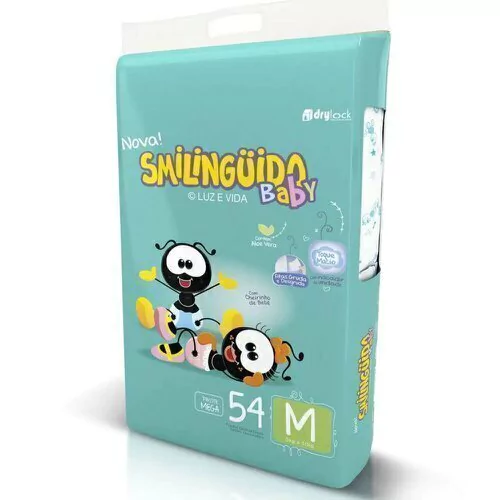 Fralda Smilinguido Jumbinho Mega M 54 Unidades