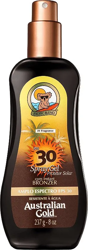 Australian Gold Spray Gel Bronzeador FPS30 237g