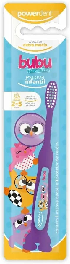 Escova Powerdent Inf Cap/ Prot Bubu