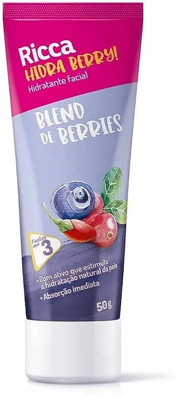 Hidratante Facial Blend Berry 50G REF. 3777 Ricca