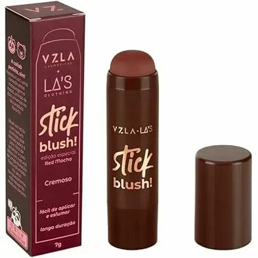 Blush stick cremoso red mocha 7g - Vizzela