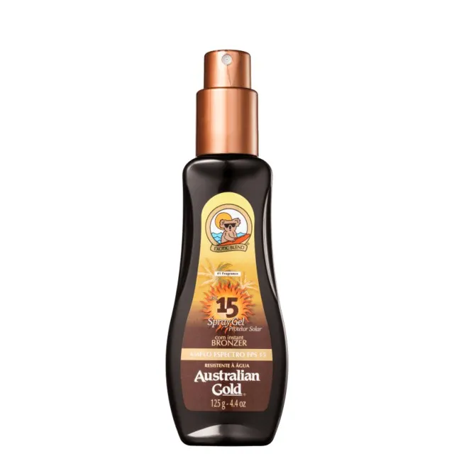 Australian Gold Spray Gel Bronzeador FPS15 125g