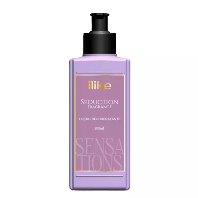 loção hidratante seduction fragrance 200ml - ilike