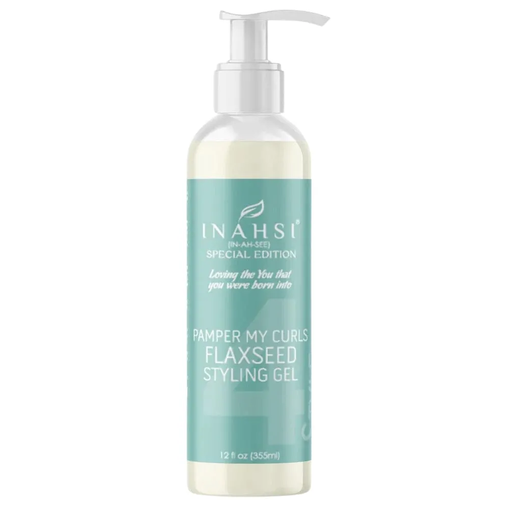 Inahsi Naturals Pamper My Curls Flaxseed Styling Gel