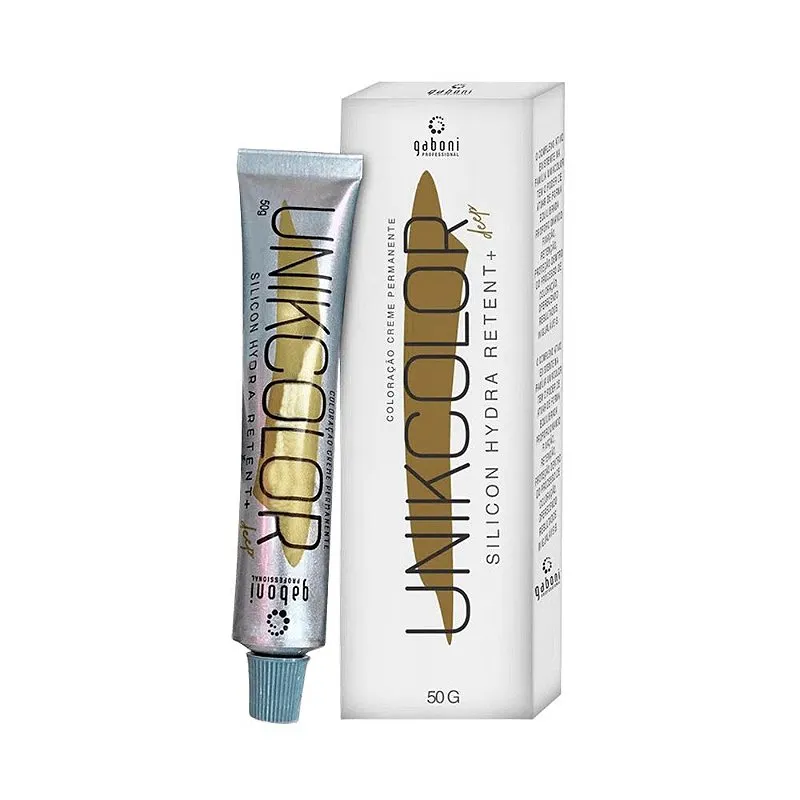 Coloração Unikcolor Gaboni 5.7 Castanho Claro (Capucchino) 50g