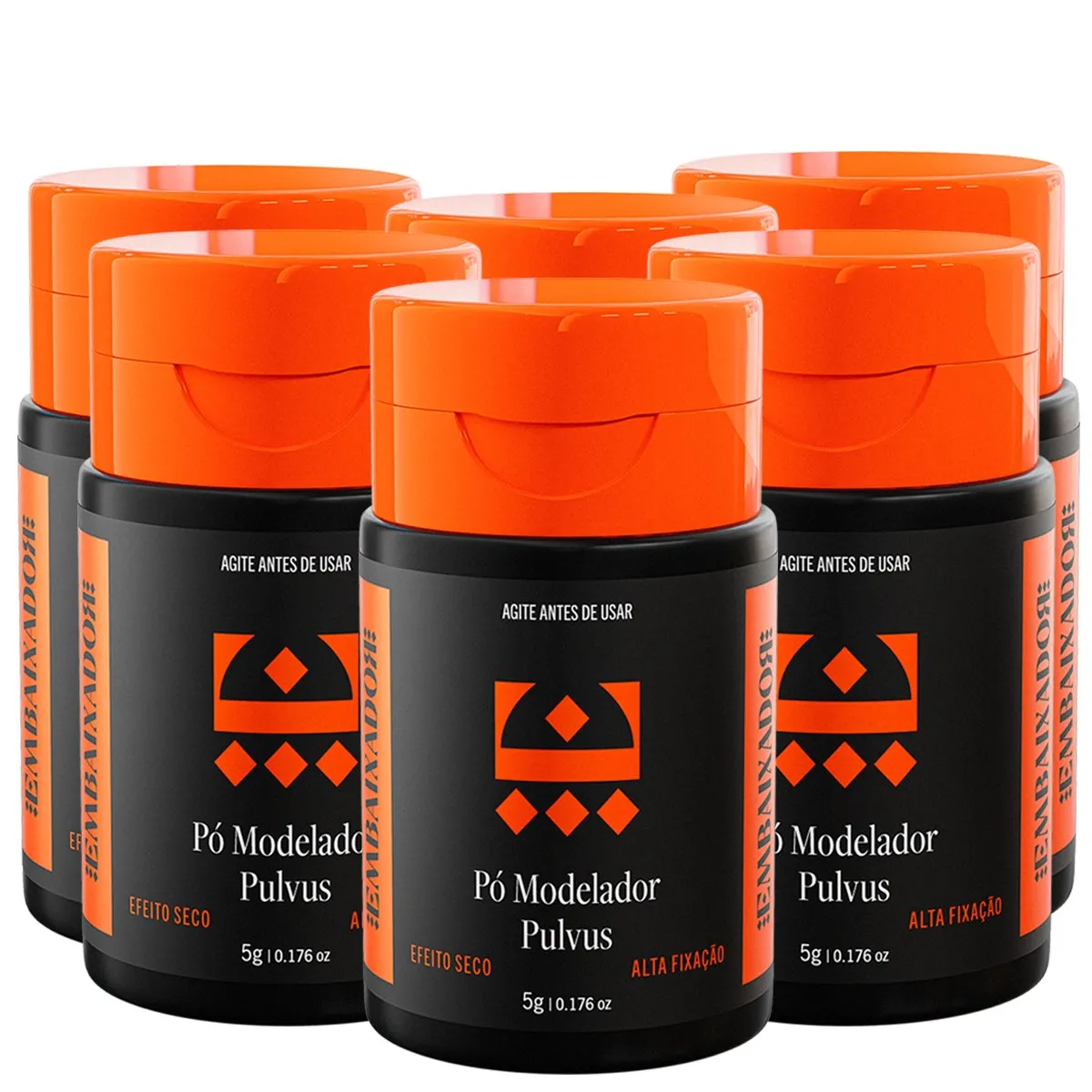 Kit 6 Pomada em Pó Pulvus Embaixador 5g