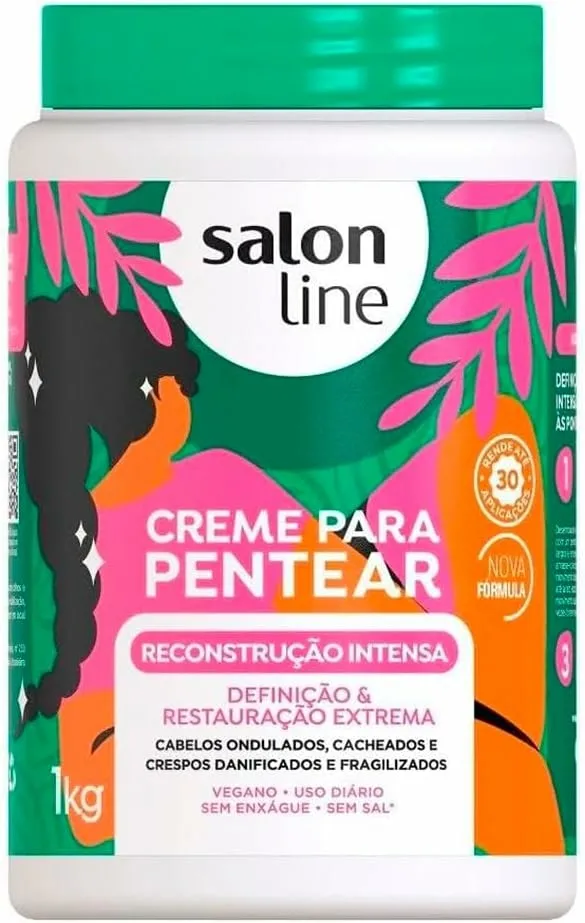 Creme de Pentear Salon Line Recostrução Intensa 1Kg