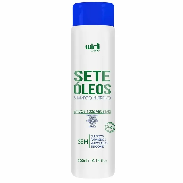Shampoo nutritivo sete óleo 300ml - Widi Care