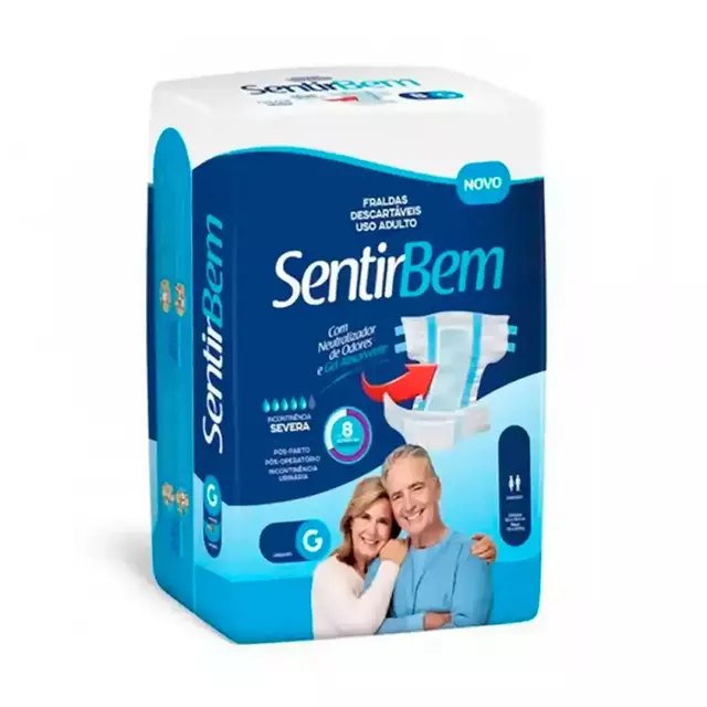 Fralda Geriatrica Sentir Bem (Xg) c/7 Unidades