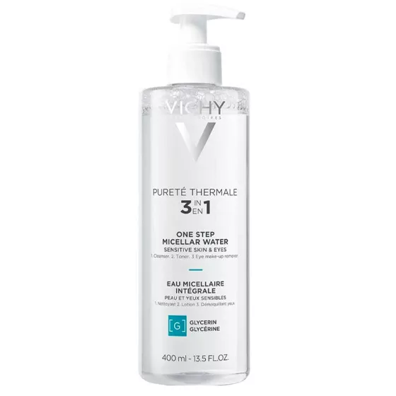 Vichy Pureté Thermale 3 in 1 Água Micelar Pele Sensível 400ml
