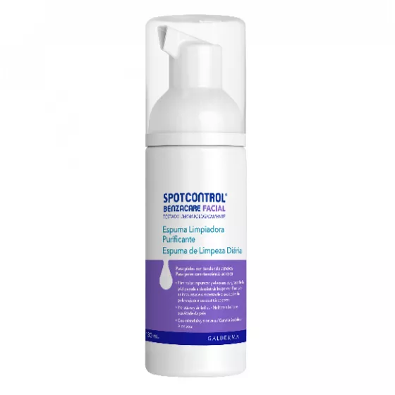 Spotcontrol Benzacare Espuma de Limpeza Purificante 130ml