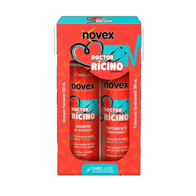 Shampoo Kit Vitay Novex Doctor Ricino 300ml