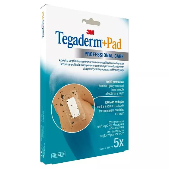 Tegaderm +Pad Penso 9x10cm x5 Penso Poliuretano