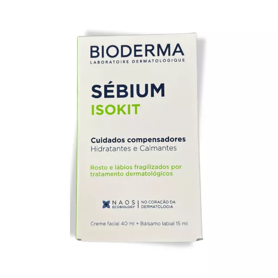 Bioderma Sebium Isokit Lip Balm 15ml + Creme 40ml