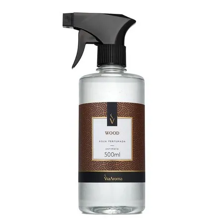 Água Perfumada Para Tecidos - Wood - Via Aroma - Frasco com 500ml