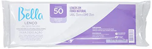 Lenco Depilação Gran Style Branco 50Un. Depil Bella