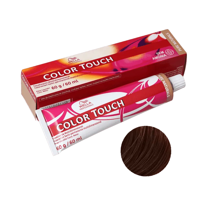 Wella Color Touch 7/7 Louro Médio Marrom - Tonalizante 60g