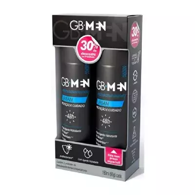 Desodorante Giovanna Baby Men Aero Urban C/2Un