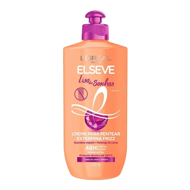 Loreal Creme de Pentear Elseve Liso Sonhos 250ml