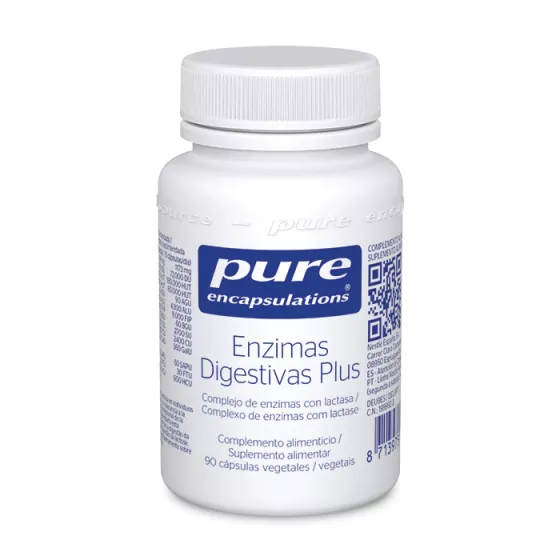 Pure Encapsulations Digestive Enzimas Plus 90 Cápsulas