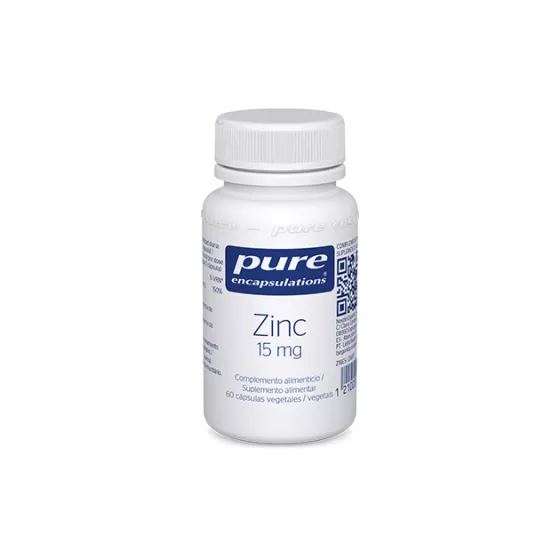 Pure Encapsulat Zinco 15mg x60 Cápsulas