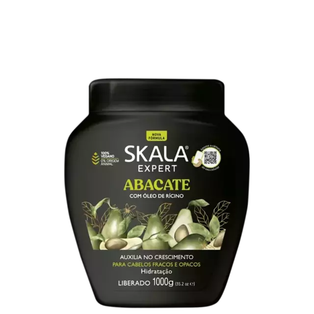 Creme de Tratamento Abacate c/Óleo de Rícino  Expert 1000g - Skala
