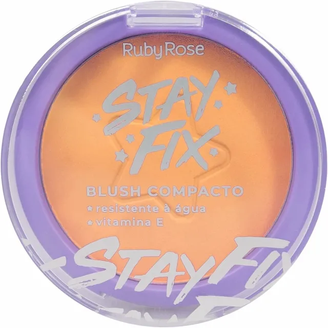 Blush Compacto Stay Fix Hb5711 Andromeda Rubyrose