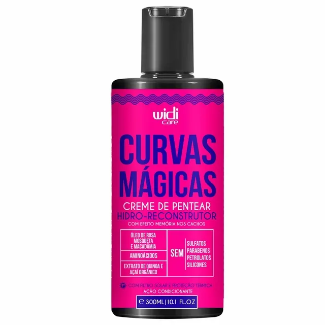 Curvas mágicas creme de pentear hidro reconstrutor 300ml - Widi Care