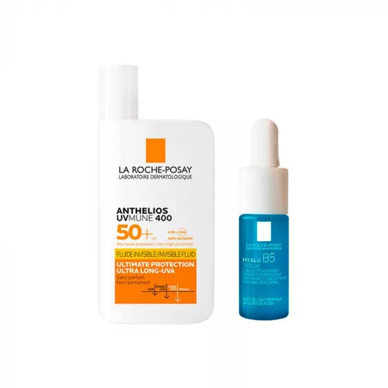 La Roche Posay Anthelios UVmune Fluido Sem Perfume SPF50+ 50ml + Oferta Hyalu B5 Sérum 10ml