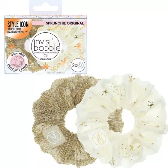 Invisibobble Sprunchie Original Time to Shine Bring on the Night 2 Unidades