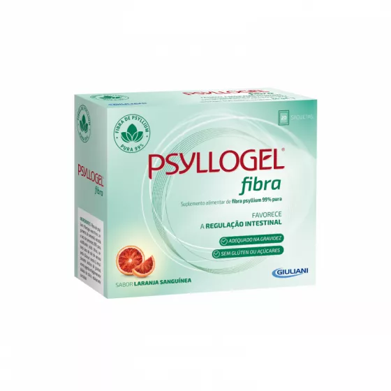 Psyllogel Fibra Laranja Sanguínea 20 Saquetas