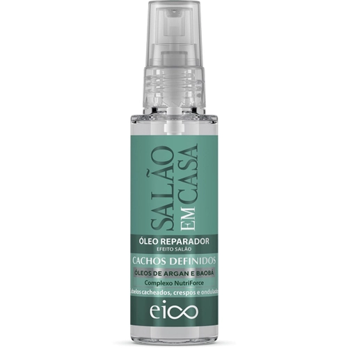 Óleo Reparador Salão Em Casa Cachos Definidos 60ML Eico