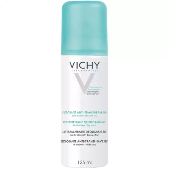 Vichy Antitranspirante Spray 48h Sem Álcool 125ml