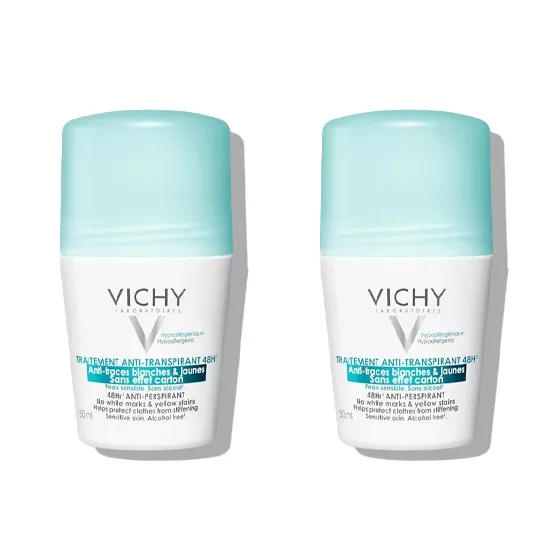 Vichy Antitranspirante 48h Antimanchas 2 x 50ml