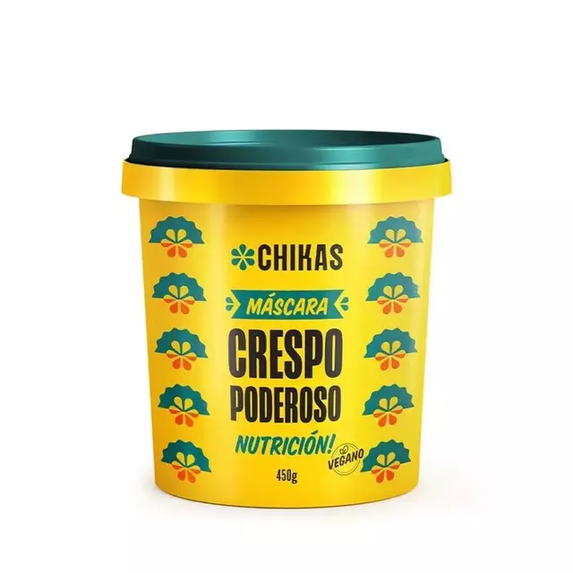 máscara crespo poderoso nutrición 450g- Chikas