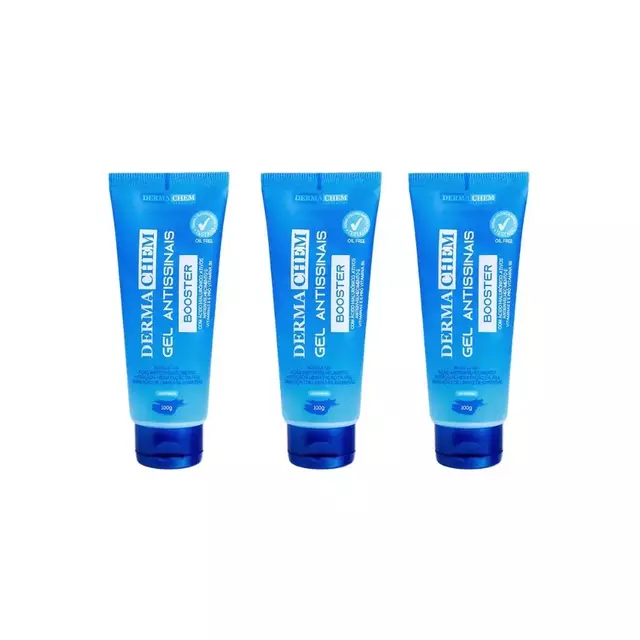 Kit C/3 Unid. De Gel Antissinais Booster Dermachem 100g