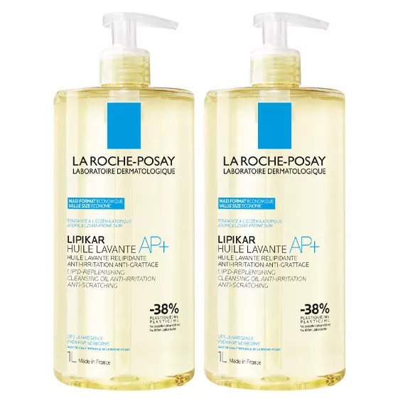 La Roche-Posay Pack Lipikar Óleo Lavante AP+ 2x1L