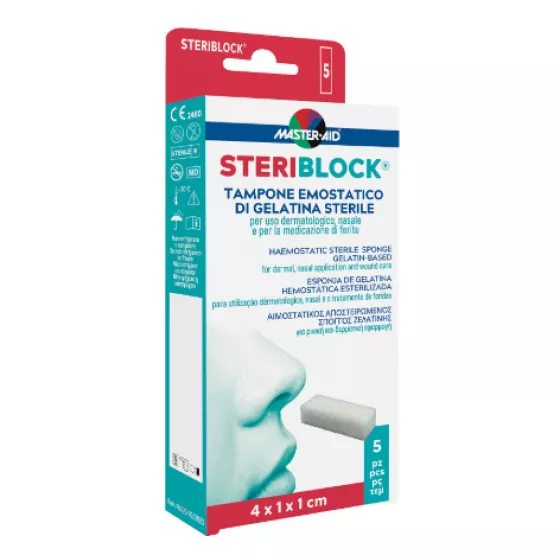 Master-Aid SteriBlock Tampão Gelatina Estéril x5