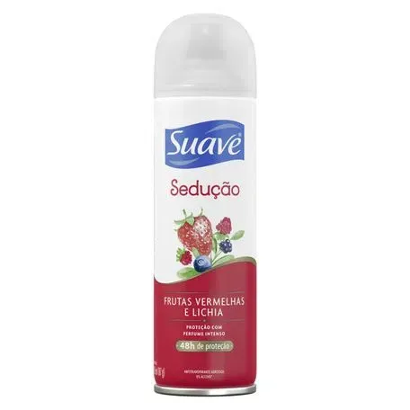 Desodorante Aerosol Frutas Vermelhas e Lichia 150ML - Suave 
