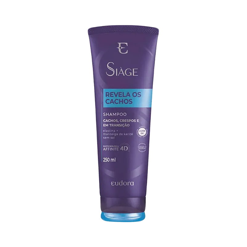 Shampoo Siage Revela Cachos Eudora 250Ml