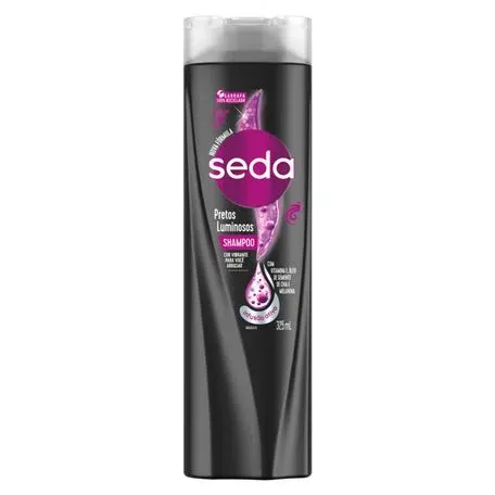Shampoo Pretos Luminosos 325ML - Seda 