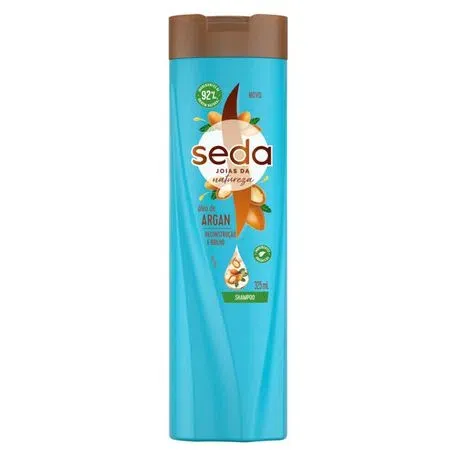 Shampoo Òleo de Argan 325ML - Seda Joias da Natureza