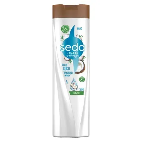 Shampoo Òleo de Coco 325ML - Seda Joias da Natureza