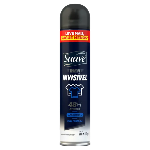 Desodorante Suave Aero Men Invisivel 200ml