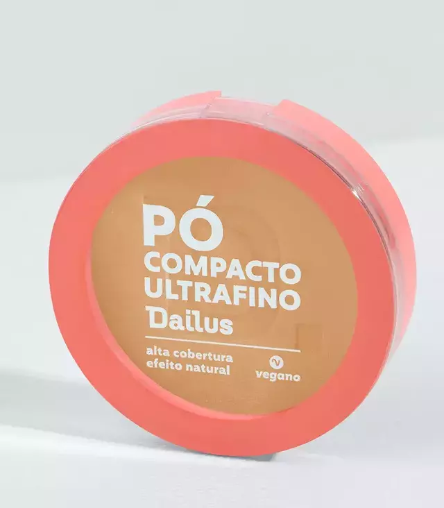 Pó compacto ultrafino D6 médio  10g - Dailus