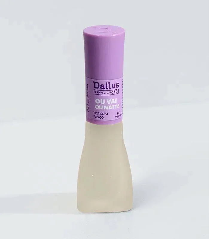 Esmalte Top Coat Fosco Ou Vai Ou Matte 8ML Dailus