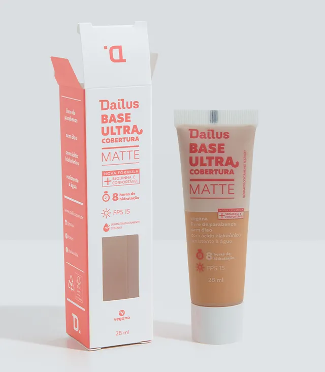 Base ultra cobertura matte D.6 28ml- Dailus