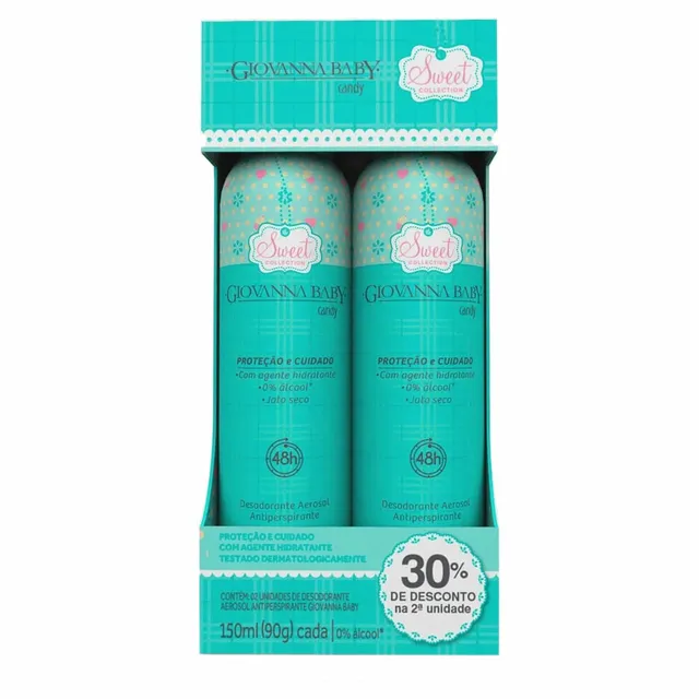 Desodorante Giovanna Baby Aero Candy C/2Un