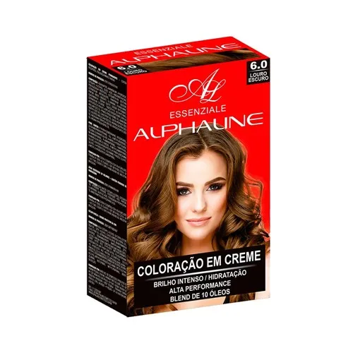 Coloração Essenziale Louro Escuro 6.0 - Alpha Line 